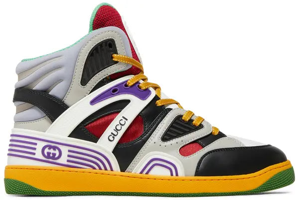 Gucci High-Top Sneakers - Green, White & Black (Clearance Sale)