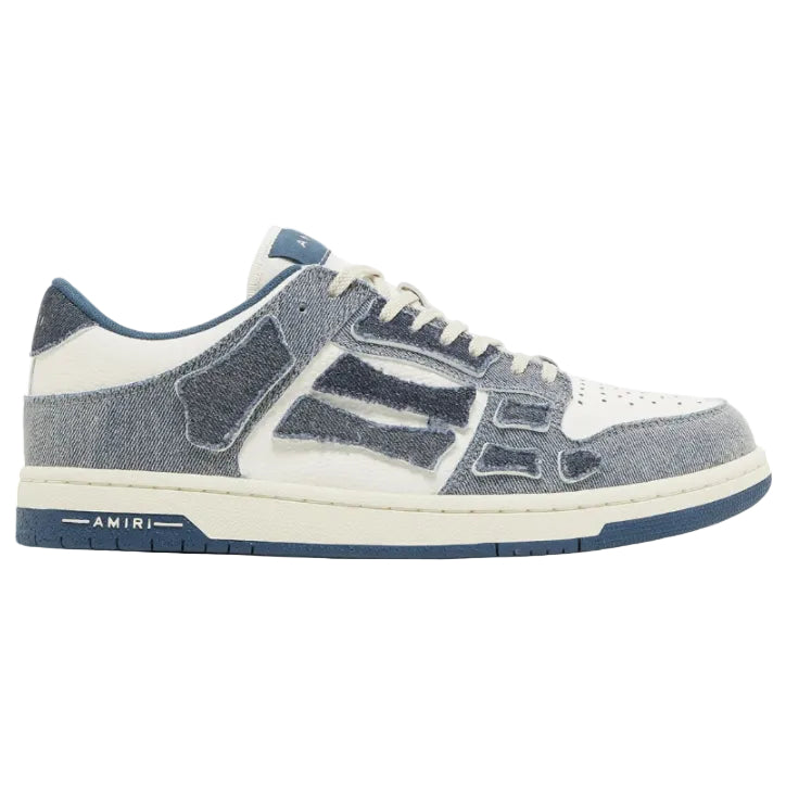 AMIRI Skel Top Low Red, Black & White Sneakers (Clearance Sale)