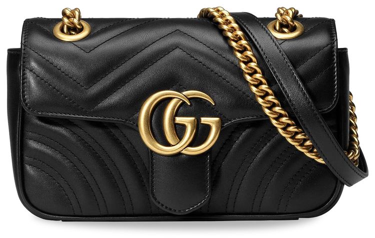 Gucci 1955 Horsebit Shoulder Bag — GG Supreme Canvas & Brown Leather(Clearance)