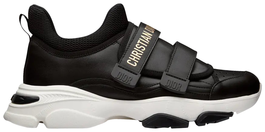 Dior Black Double-Strap Chunky Sneakers (Clearance Sale)