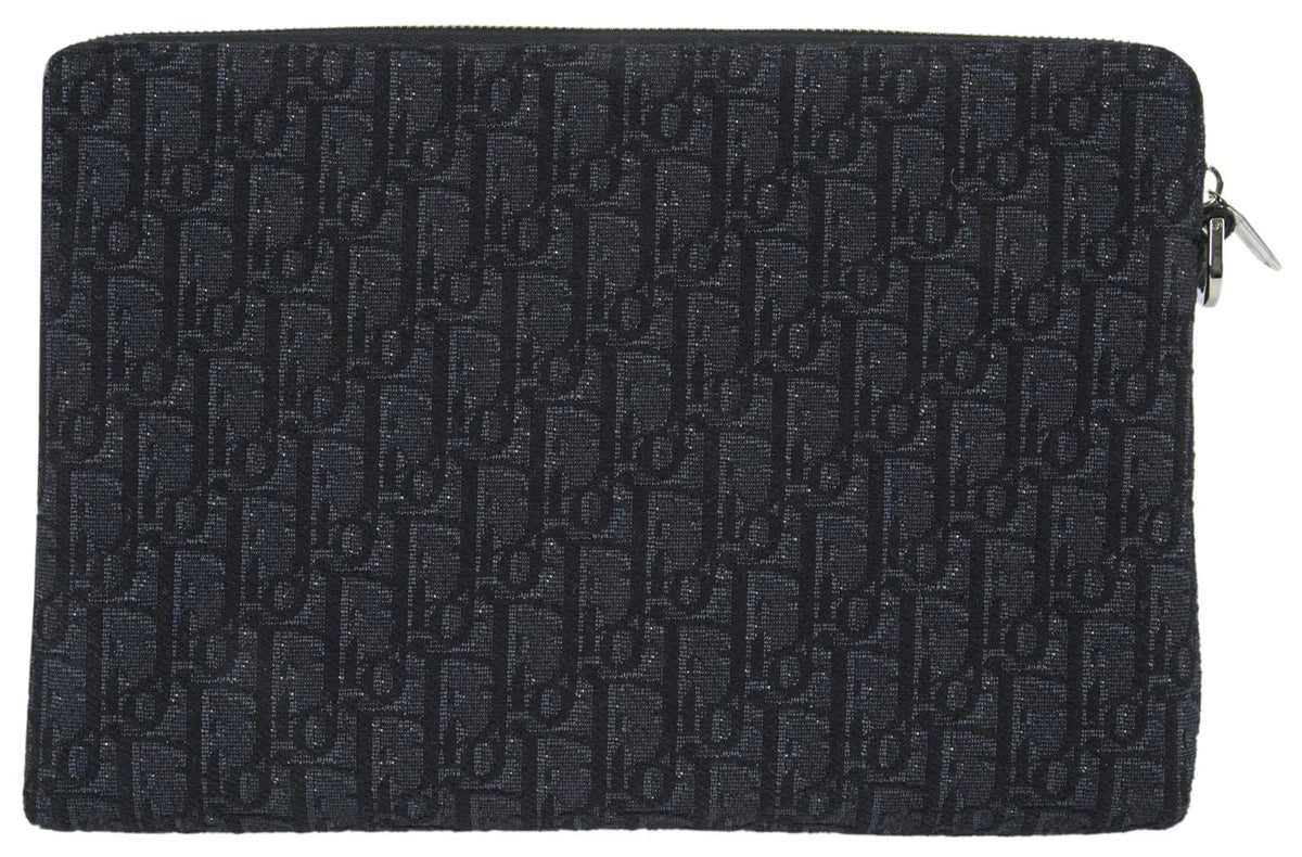 Christian Dior Oblique Flat Pouch Black(Clearance)