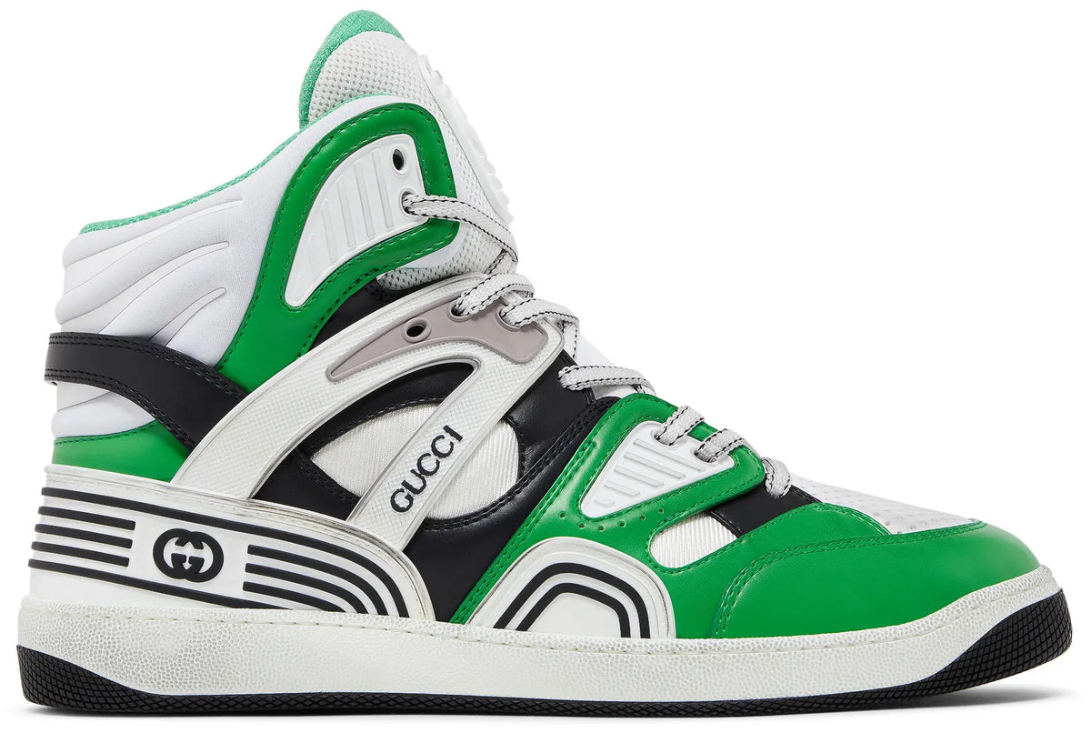 Gucci Black & White High-Top Sneakers (Clearance Sale)