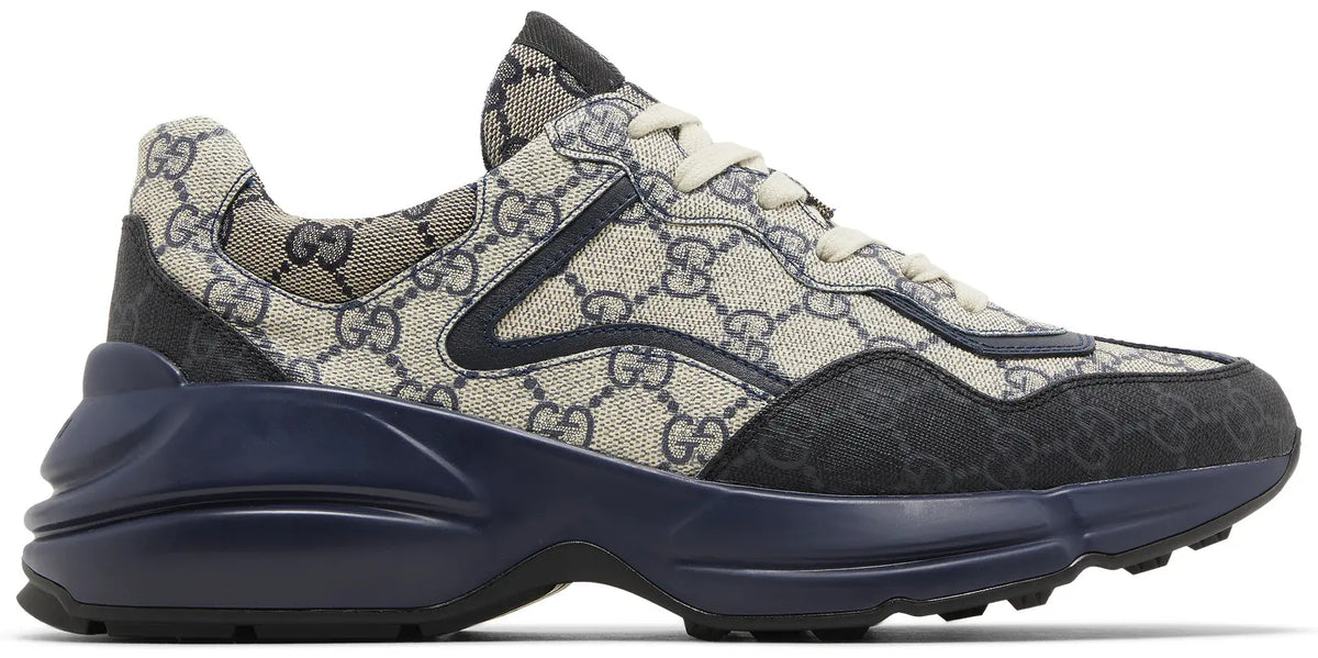 Gucci GG Supreme Runner Sneaker — Navy Blue (Clearance)