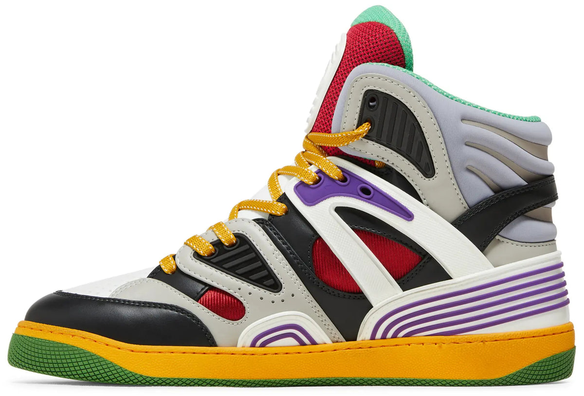 Gucci Black & White High-Top Sneakers (Clearance Sale)