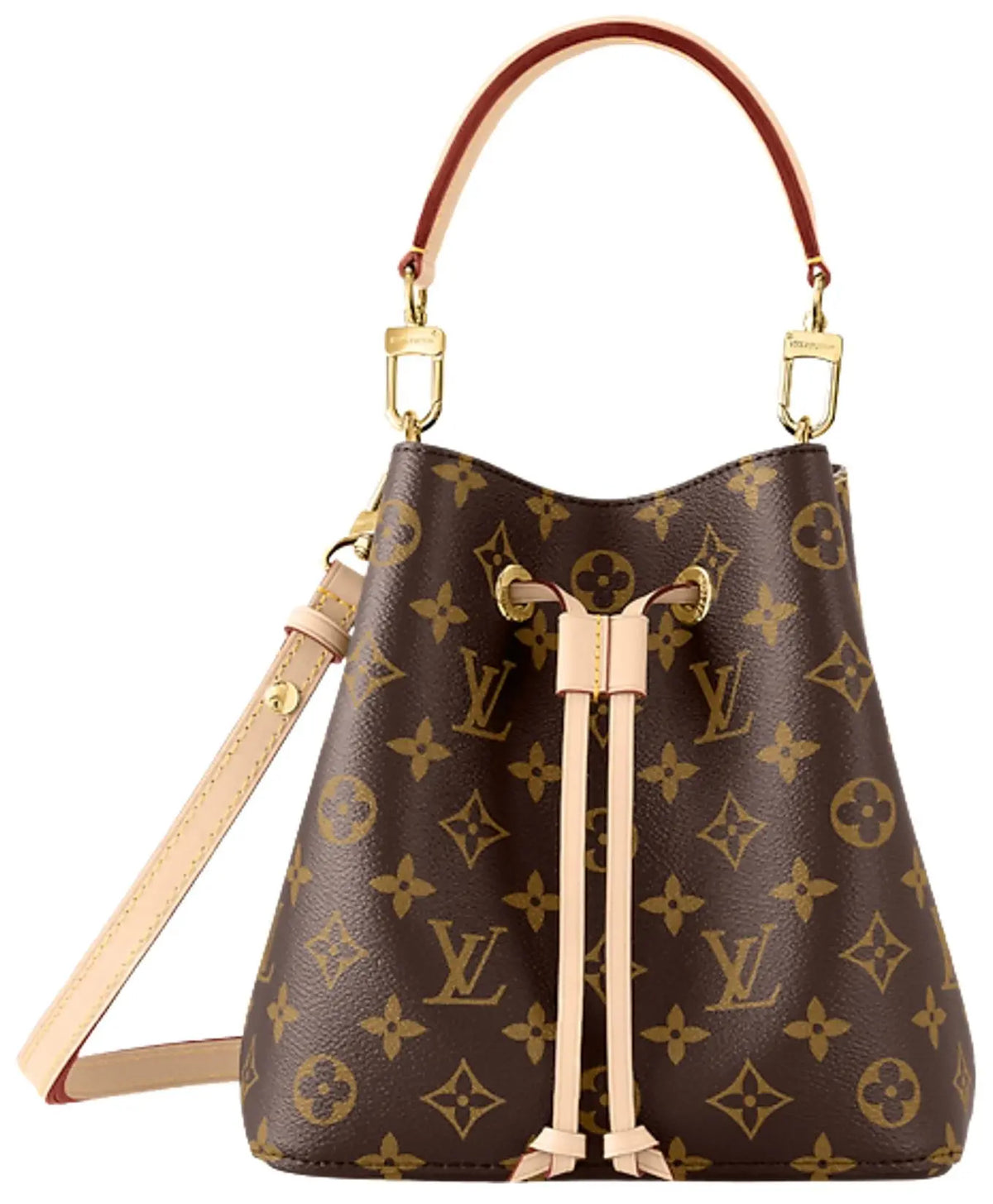 Louis Vuitton Monogram Drawstring Bucket Bag - Brown & Beige (Clearance Sale)