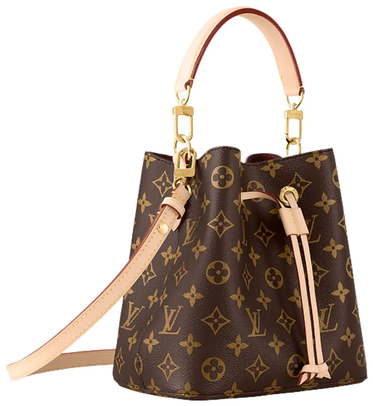 Louis Vuitton Monogram Drawstring Bucket Bag - Brown & Beige (Clearance Sale)