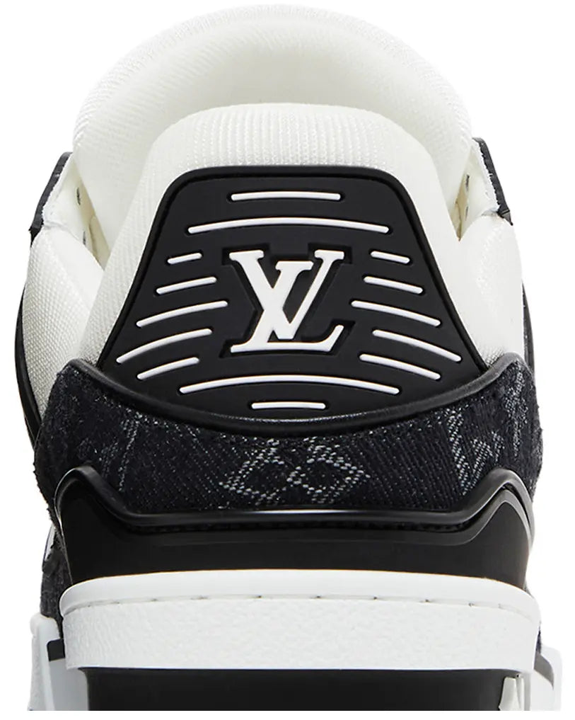Louis Vuitton LV Trainer Sneakers Monogram Denim Noir Black White (Clearance Sale)