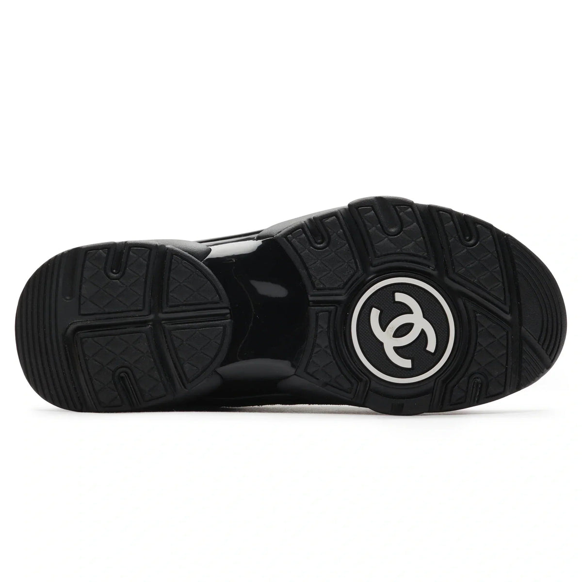 Chanel All-Black CC Logo Low-Top Sneakers (Clearance Sale)