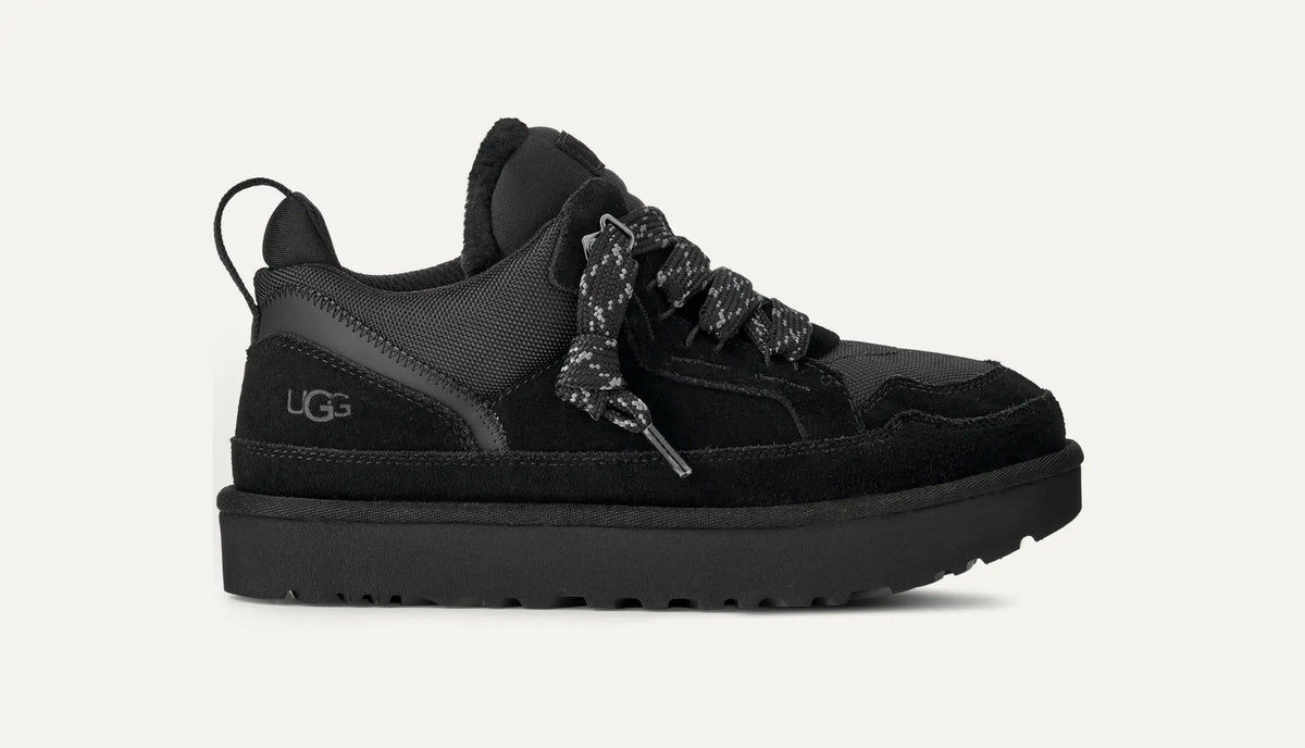 UGG Lowmel Black Low-Top Sneaker | Clearance Sale