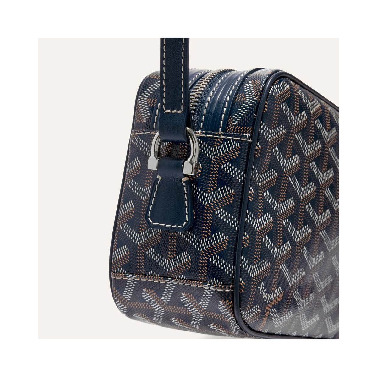 Goyard Cap-Vert Black Chevron Crossbody Bag (Clearance Sale)