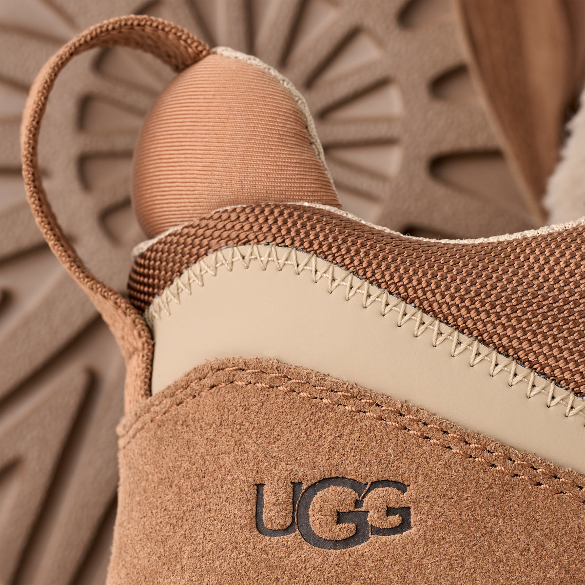 UGG Lowmel Chestnut Low-Top Shearling Sneaker (Clearance Sale)