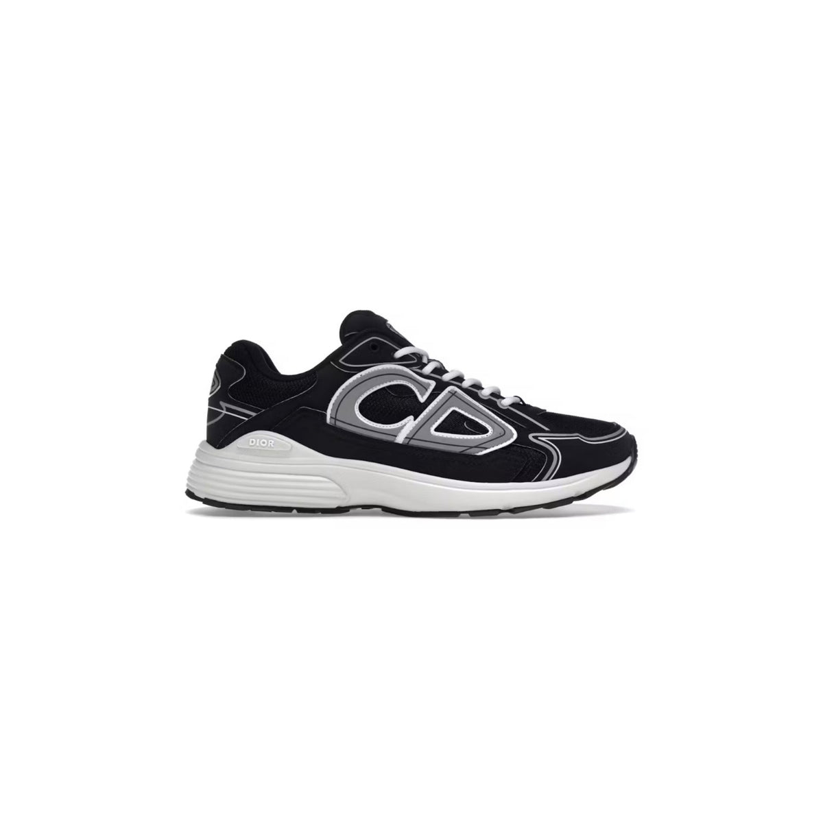 Dior B30 Runner Sneakers – Black & Silver(Clearance)