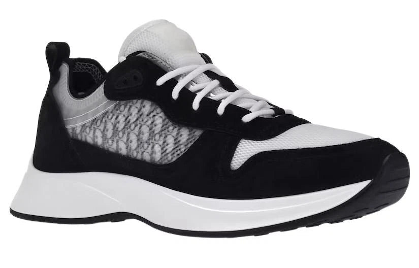 Dior B25 Oblique Runner Sneaker Black Suede (Clearance Sale)