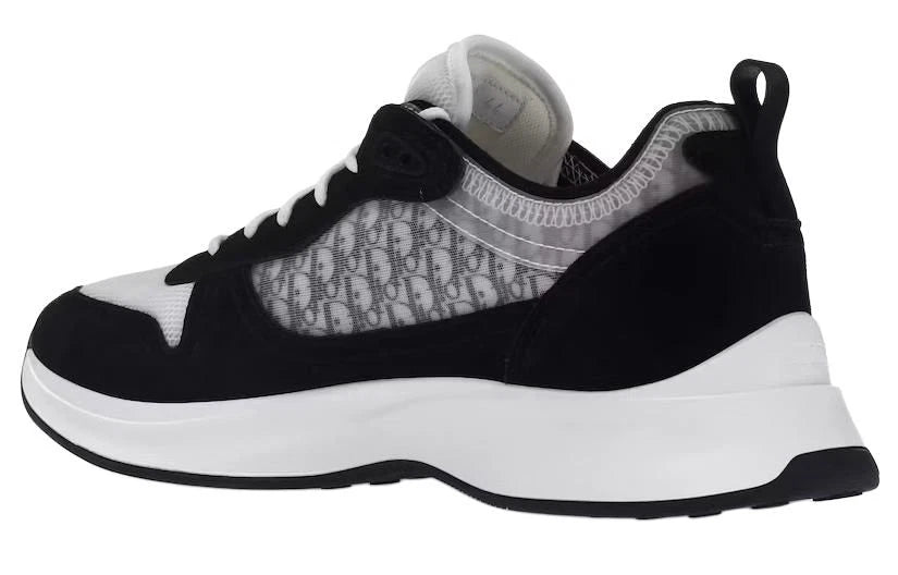 Dior B25 Oblique Runner Sneaker Black Suede (Clearance Sale)