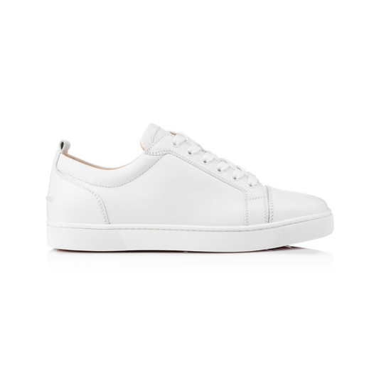 Christian Louboutin Aurelien Low-Top Sneaker — White Leather(Clearance)
