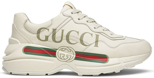 Gucci Rhyton Leather Sneaker White(Clearance)