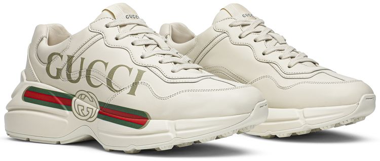 Gucci Rhyton Leather Sneaker White(Clearance)