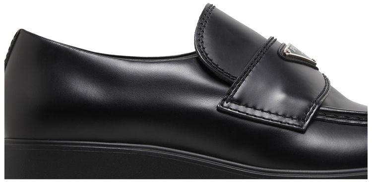 Prada Monolith Black Chunky Lug Sole Loafers (Clearance Sale)