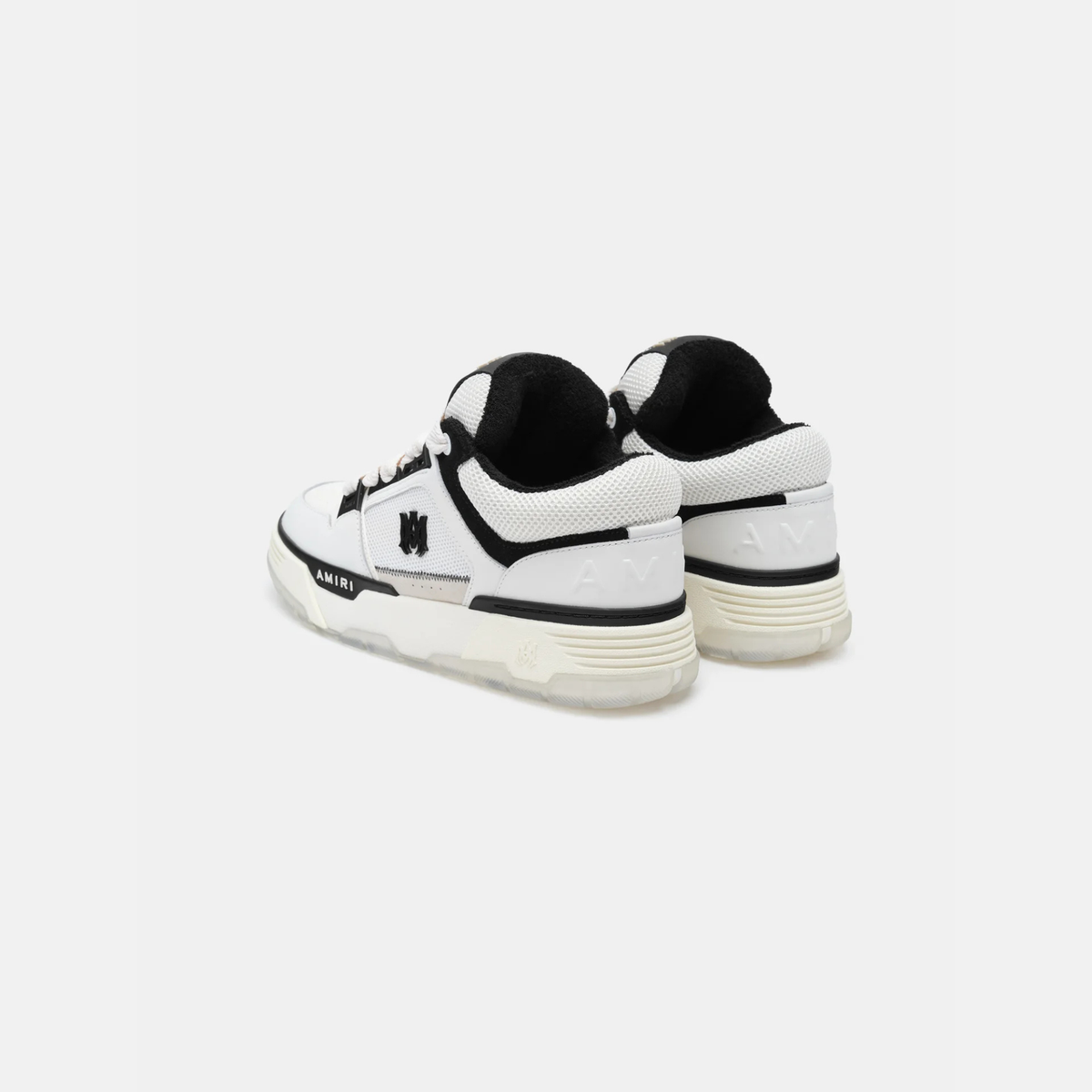 AMIRI MA-1 White & Black Sneakers (Clearance Sale)