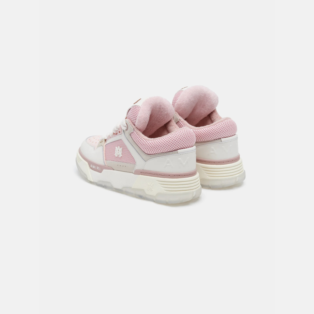 AMIRI MA-1 White & Pink Sneakers (Clearance Sale)