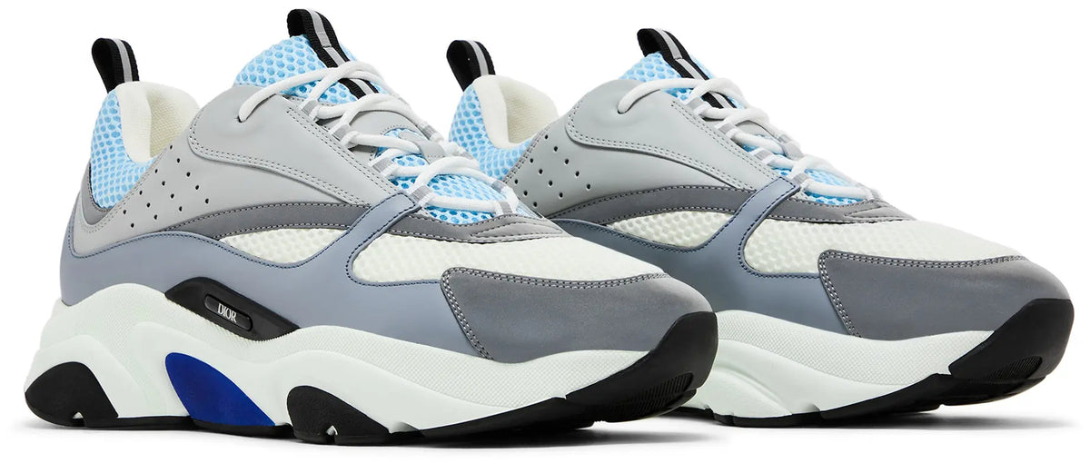 Dior B22 Runner Sneaker | Grey & Blue | Luxury Chunky Sneakers(Clearance)