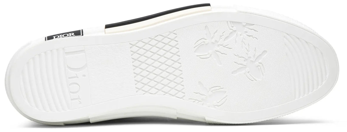 Dior Grey & White Oblique High-Top Sneakers (Clearance Sale)