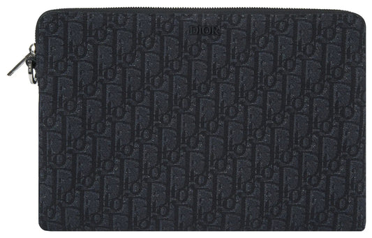 Christian Dior Oblique Flat Pouch Black(Clearance)