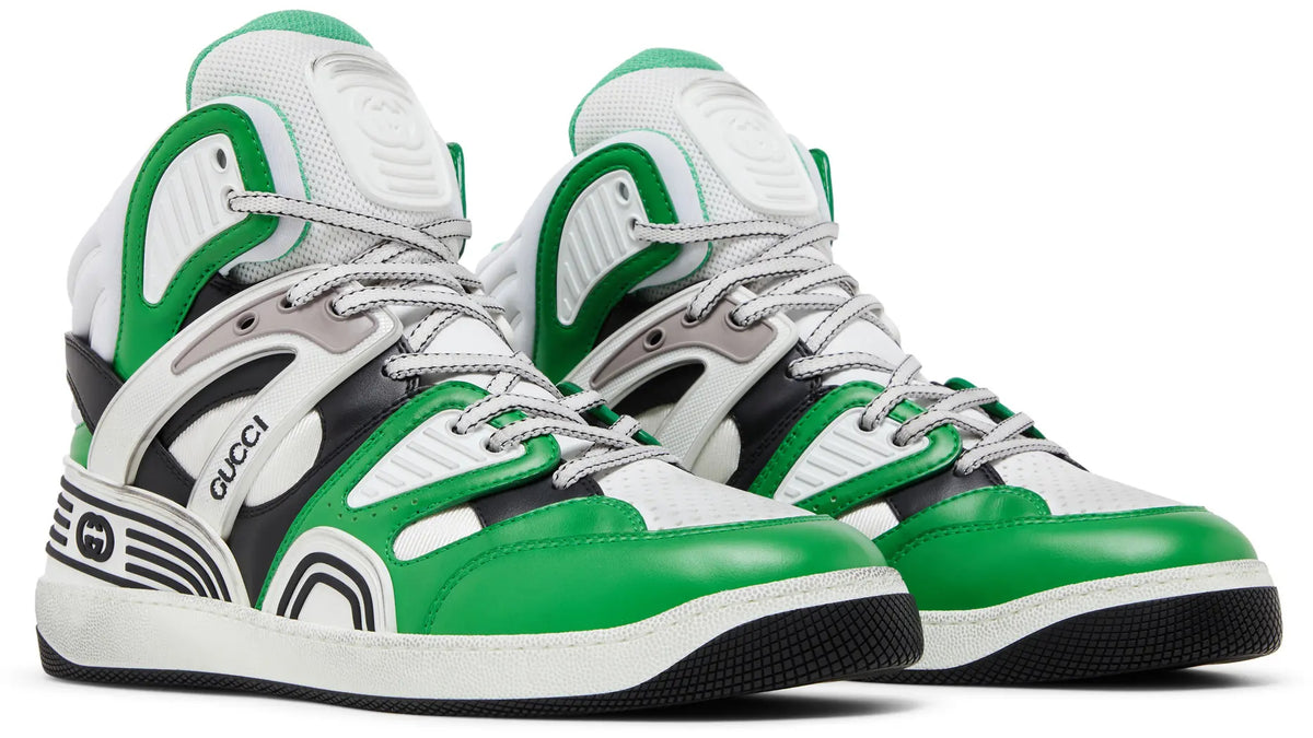 Gucci Black & White High-Top Sneakers (Clearance Sale)
