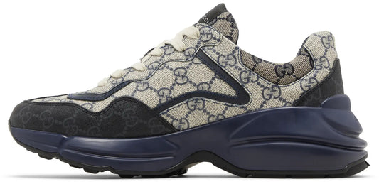 Gucci GG Supreme Runner Sneaker — Navy Blue (Clearance)