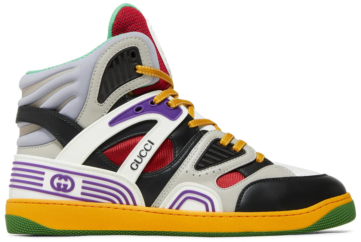 Gucci Black & White High-Top Sneakers (Clearance Sale)