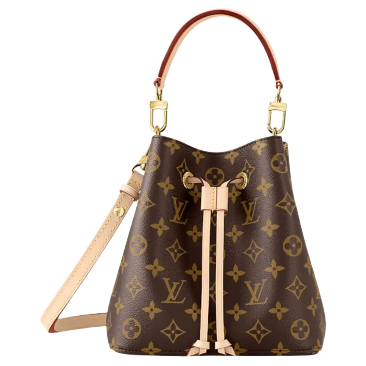 Louis Vuitton Monogram Drawstring Bucket Bag - Brown & Beige (Clearance Sale)