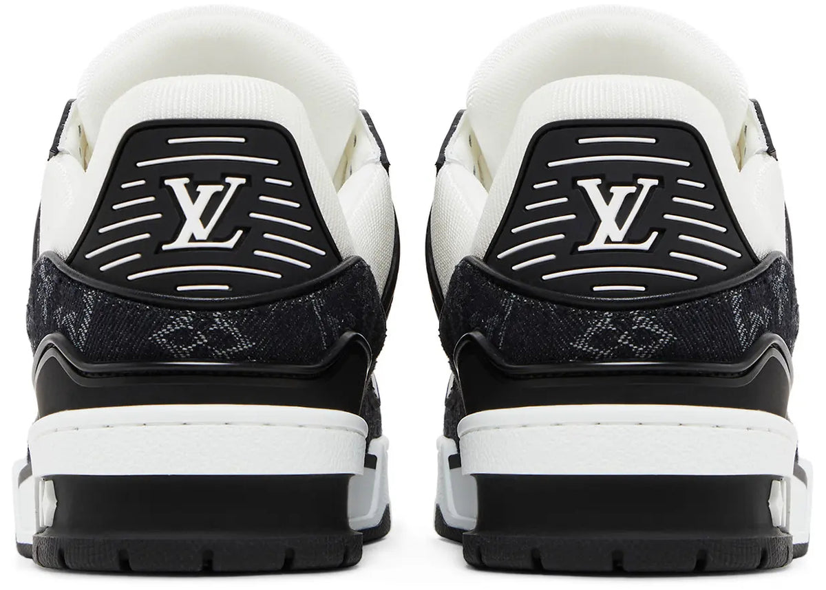 Louis Vuitton LV Trainer Sneakers Monogram Denim Noir Black White (Clearance Sale)