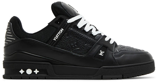 Louis Vuitton LV Trainer Embossed Monogram Black Sneakers(Clearance)