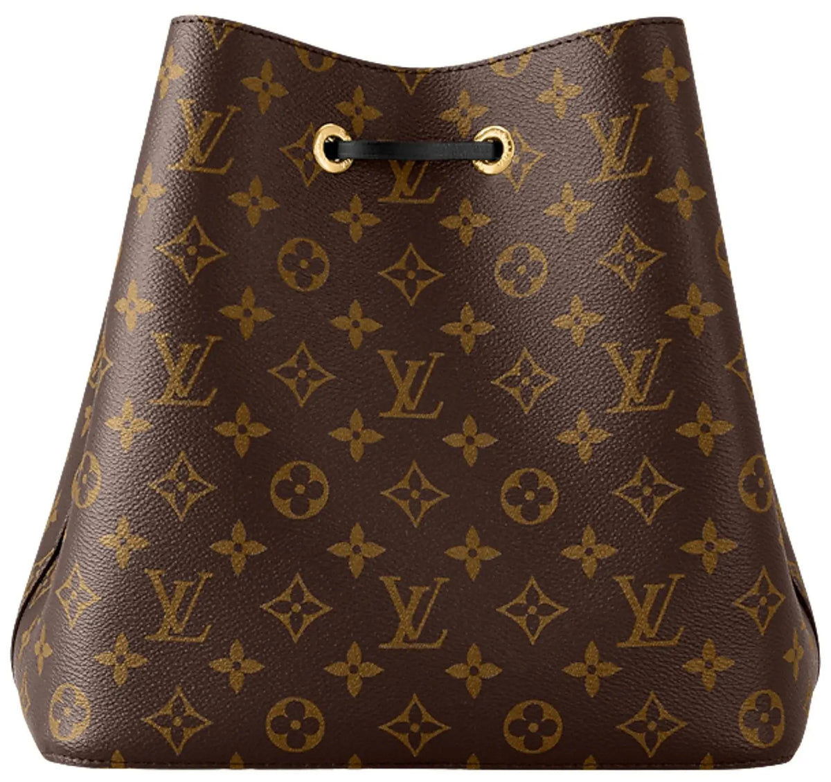 Louis Vuitton Monogram Drawstring Bucket Bag with Red Accents (Clearance Sale)