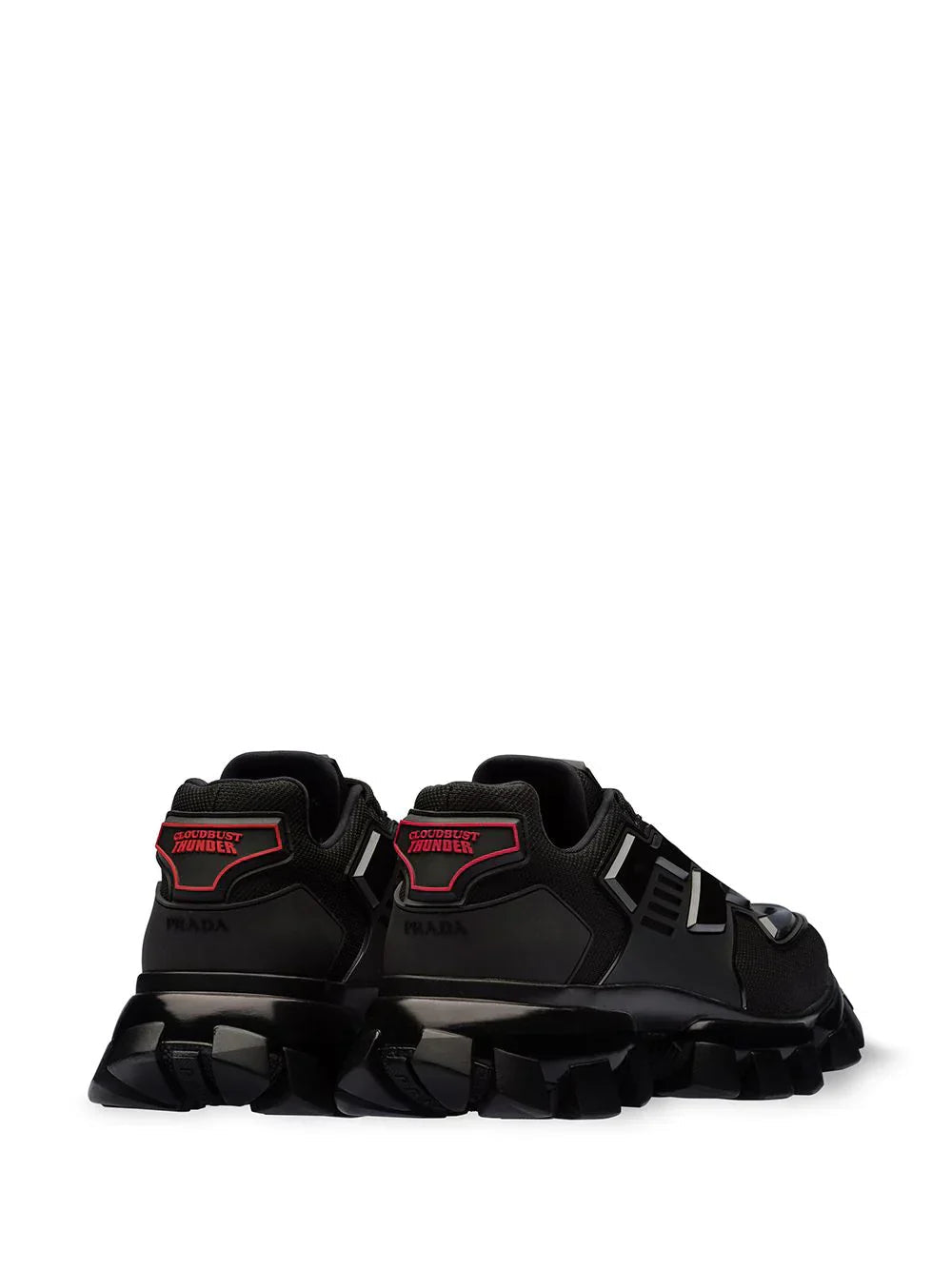 Prada Cloudbust Thunder Black Chunky Sneakers (Clearance Sale)