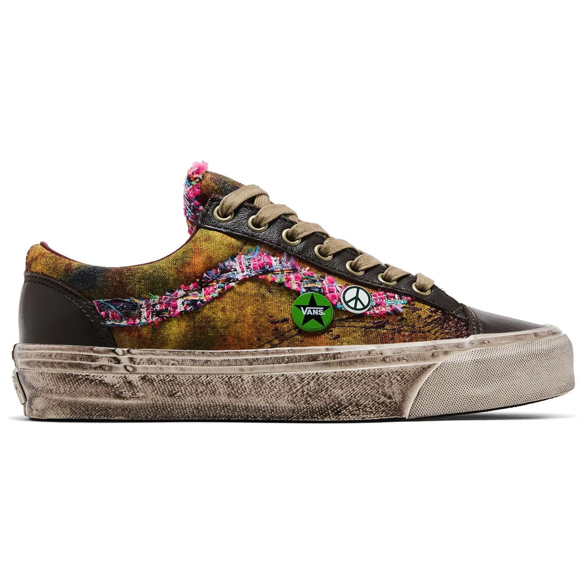 Vans Style 36 Yacht Club Low-Top Sneakers – Green / Blue / Yellow (Clearance Sale)
