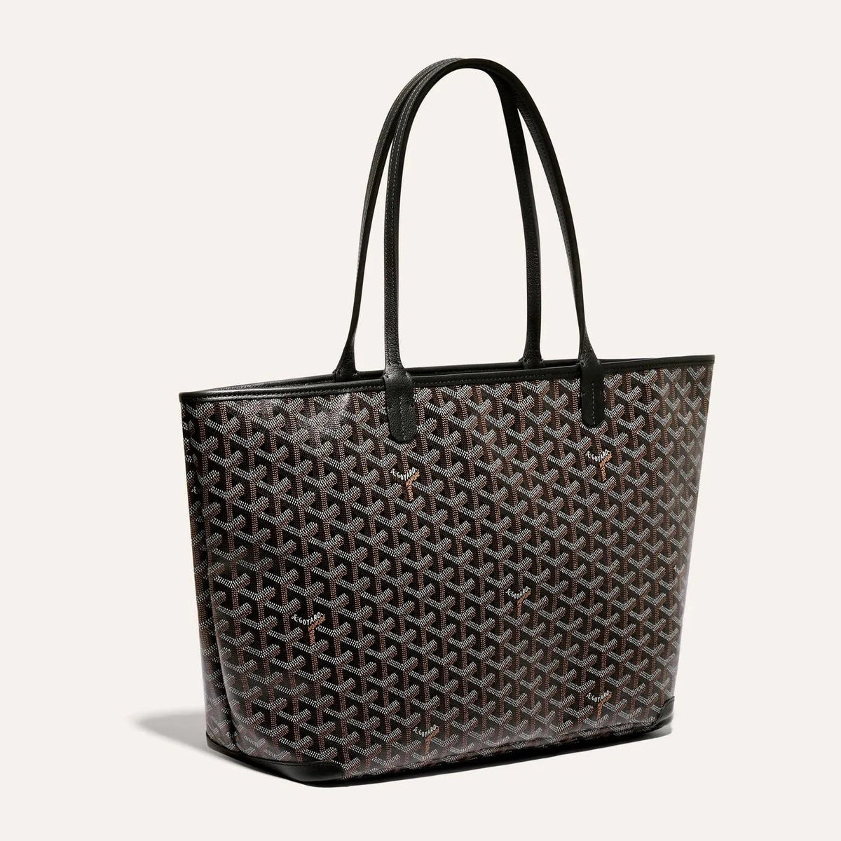 Goyard Saint Louis Black & Tan Pattern Tote Bag (Clearance Sale)