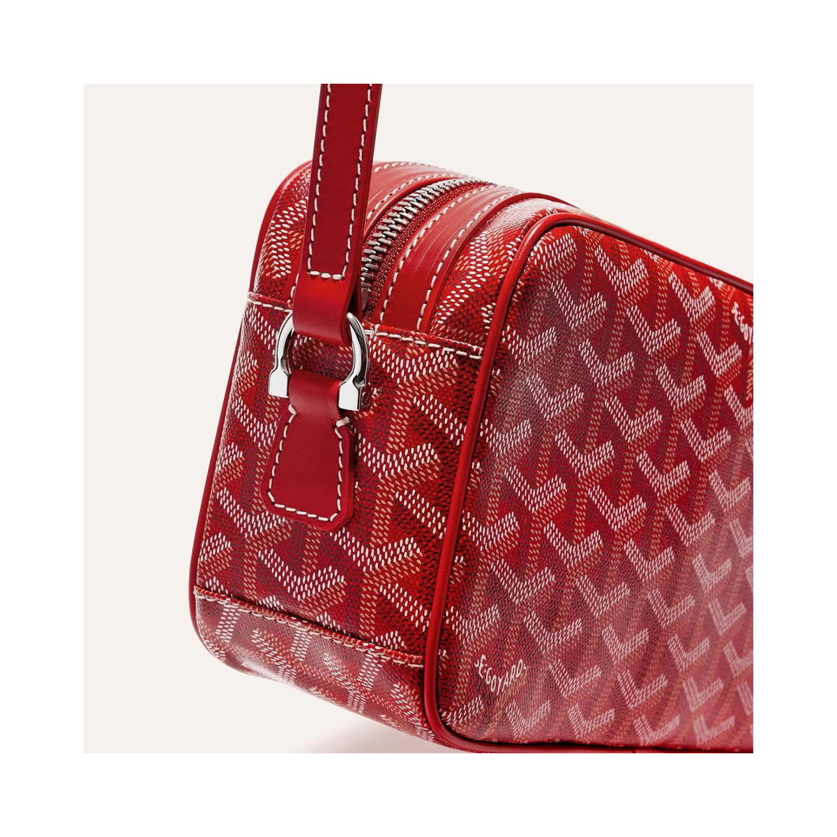 Goyard Red Chevron Camera Crossbody Bag (Clearance Sale)