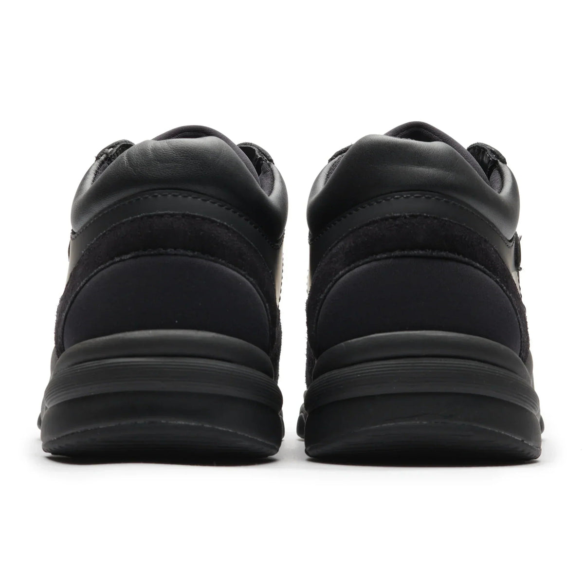 Chanel All-Black CC Logo Low-Top Sneakers (Clearance Sale)