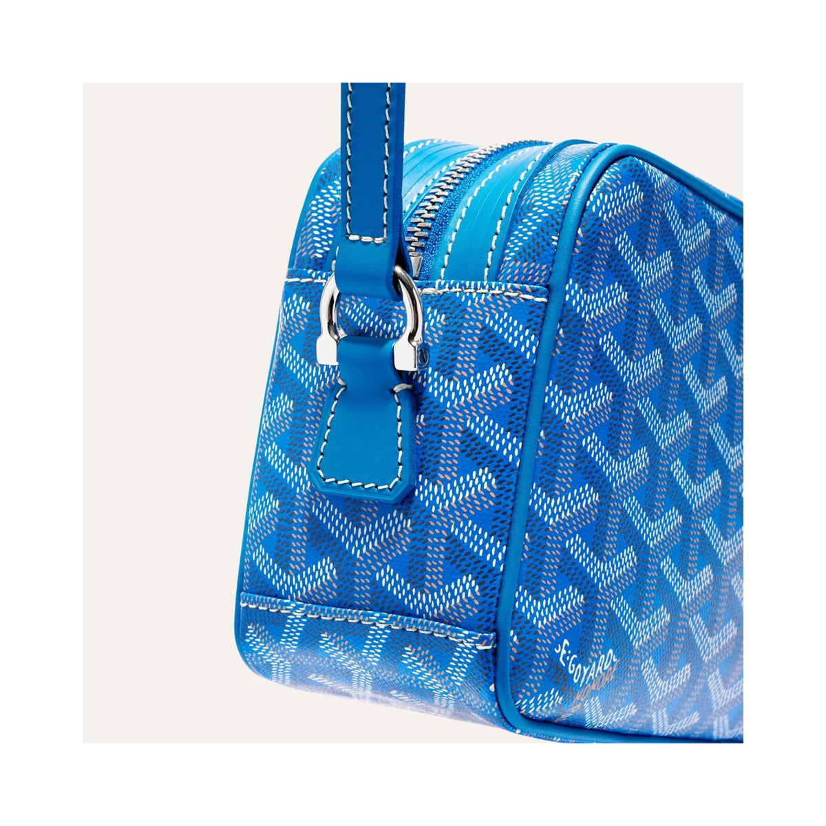 Goyard Cap-Vert Blue Chevron Crossbody Bag (Clearance Sale)