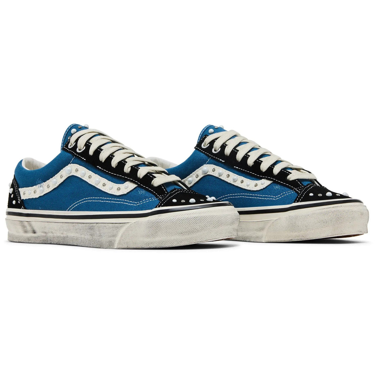 Vans Style 36 Yacht Club Low-Top Sneakers – Green / Blue / Yellow (Clearance Sale)