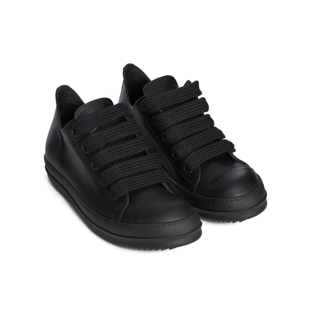 Rick Owens DRKSHDW Jumbo Lace Low Sneaker All Black(Clearance Sale)