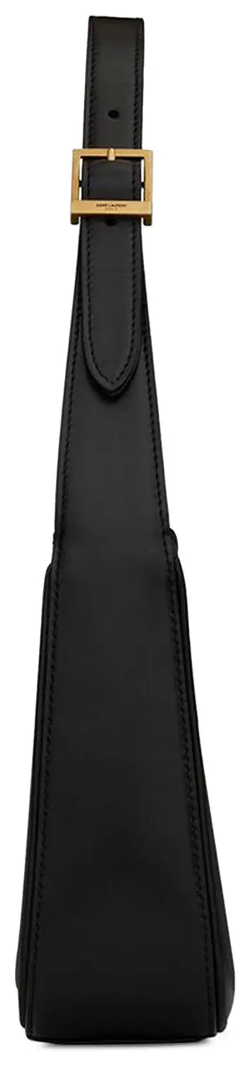 Saint Laurent Le 5 à 7 Hobo Bag Black Smooth Leather Shoulder Bag (Clearance)