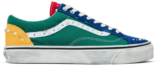 Vans Style 36 Yacht Club Low-Top Sneakers – Green / Blue / Yellow (Clearance Sale)