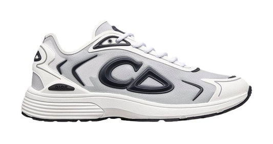Dior B30 Runner Sneakers — White/Grey CD Logo | Luxury Sneakers (Clearance)