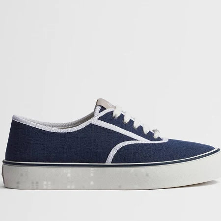 Dior Saltwind Sneaker Navy Blue Oblique Jacquard (Clearance Sale)