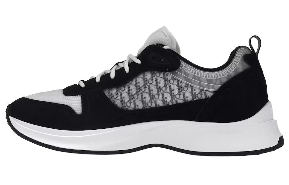 Dior B25 Oblique Runner Sneaker Black Suede (Clearance Sale)