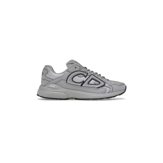 Dior B30 Runner Sneakers Silver Grey | Luxury CD Logo Sneakers(Clearance)